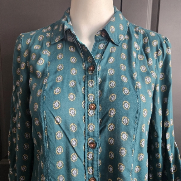 Anthropologie Maeve Monika Tunic Blouse Size XS - Picture 4 of 11